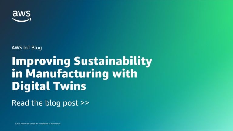 Improving Sustainability in Manufacturing with Digital Twins
