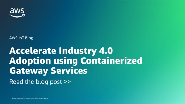 Accelerate Industry 4.0 Adoption using Containerized Gateway Services